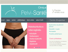 Tablet Screenshot of pelvisante.com
